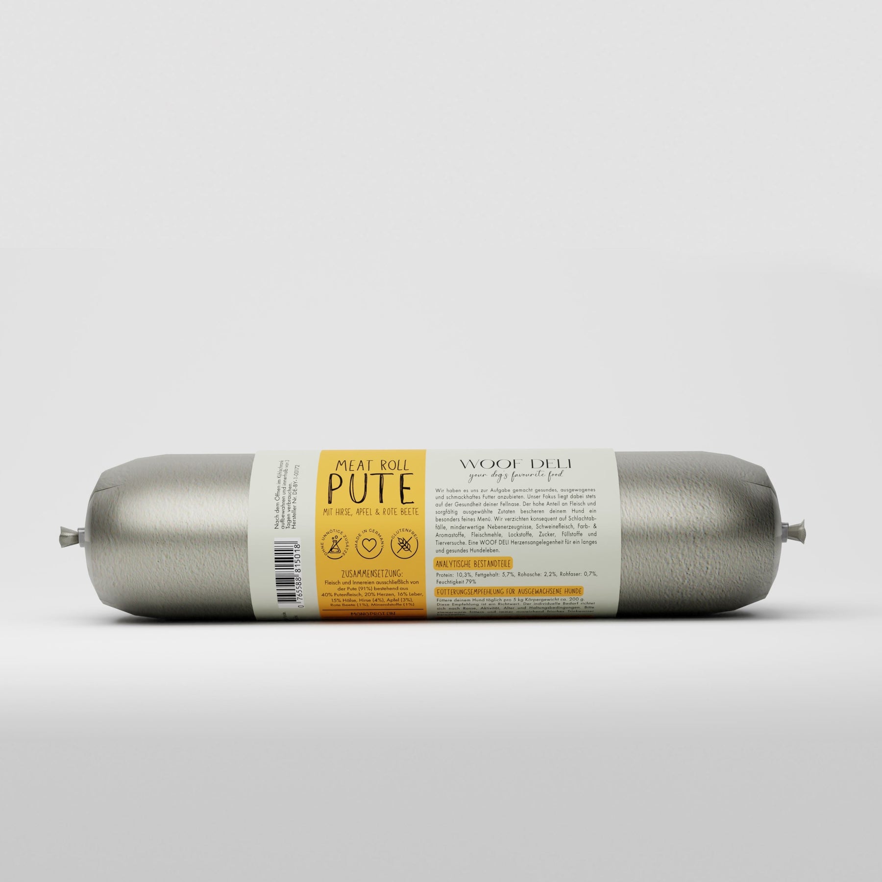 pute aufbewahren Meat Roll Pute – WOOF DELI