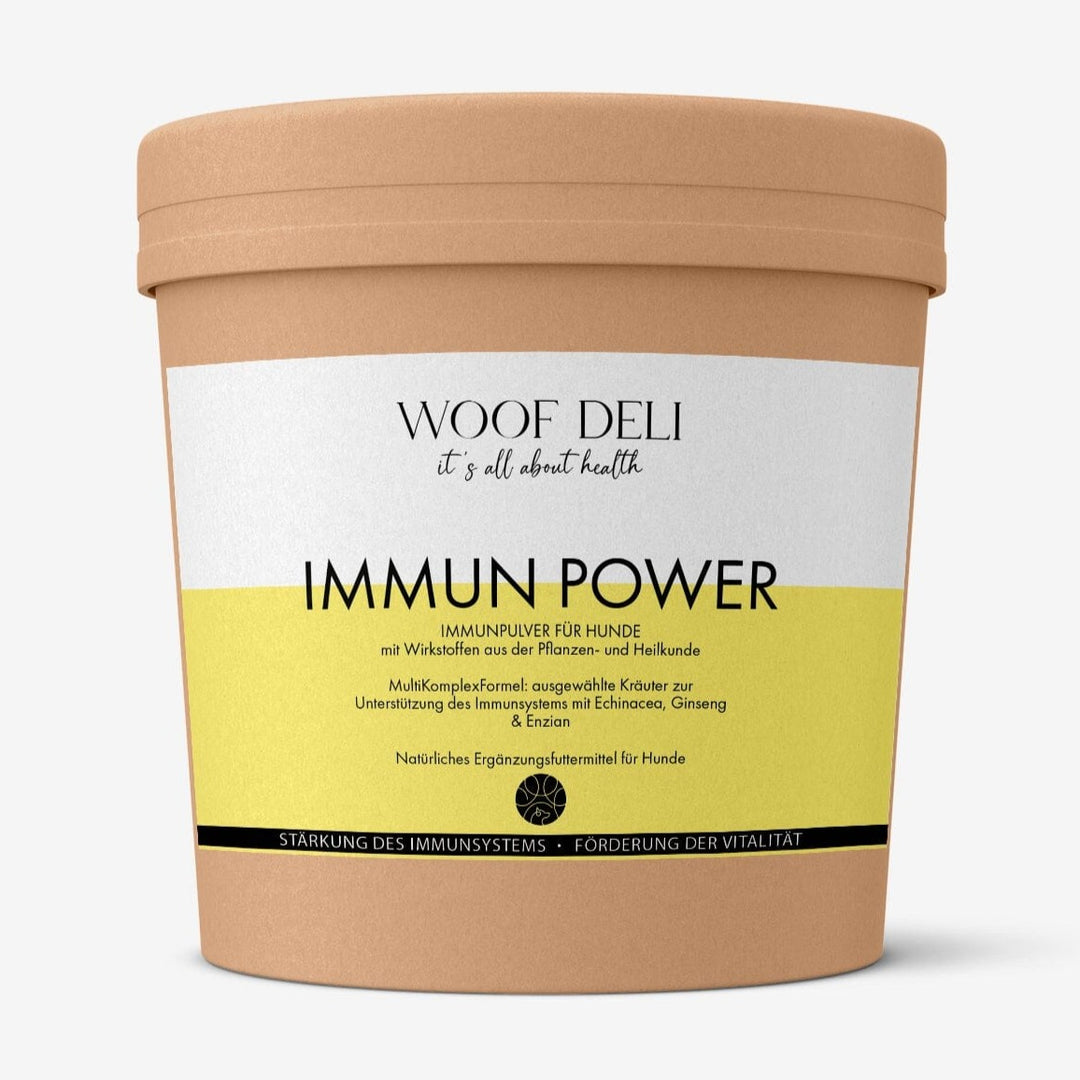 Immun POWER - natürliches Pulver zur Unterstützung des Immunsystems WOOF DELI 