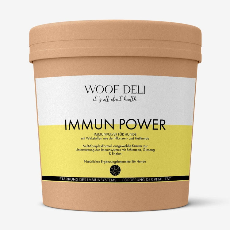 Immun POWER - natürliches Pulver zur Unterstützung des Immunsystems WOOF DELI 
