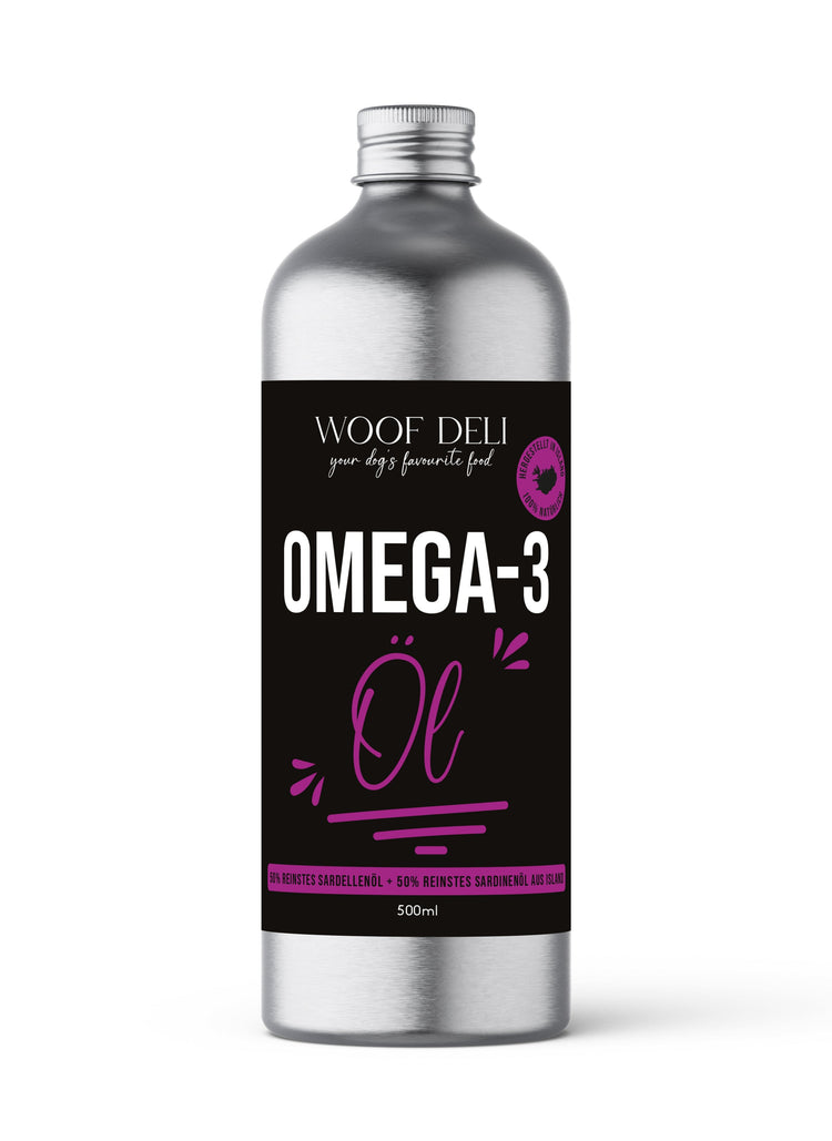 Omega 3 Öl aus Island - 500ml WOOF DELI 