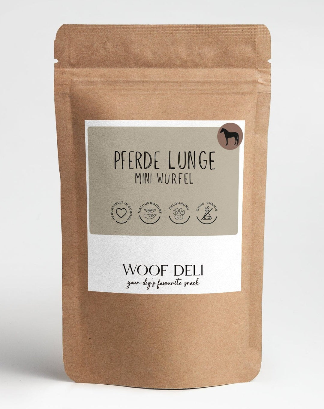 Pferde- Lungenwürfel Mini WOOF DELI 