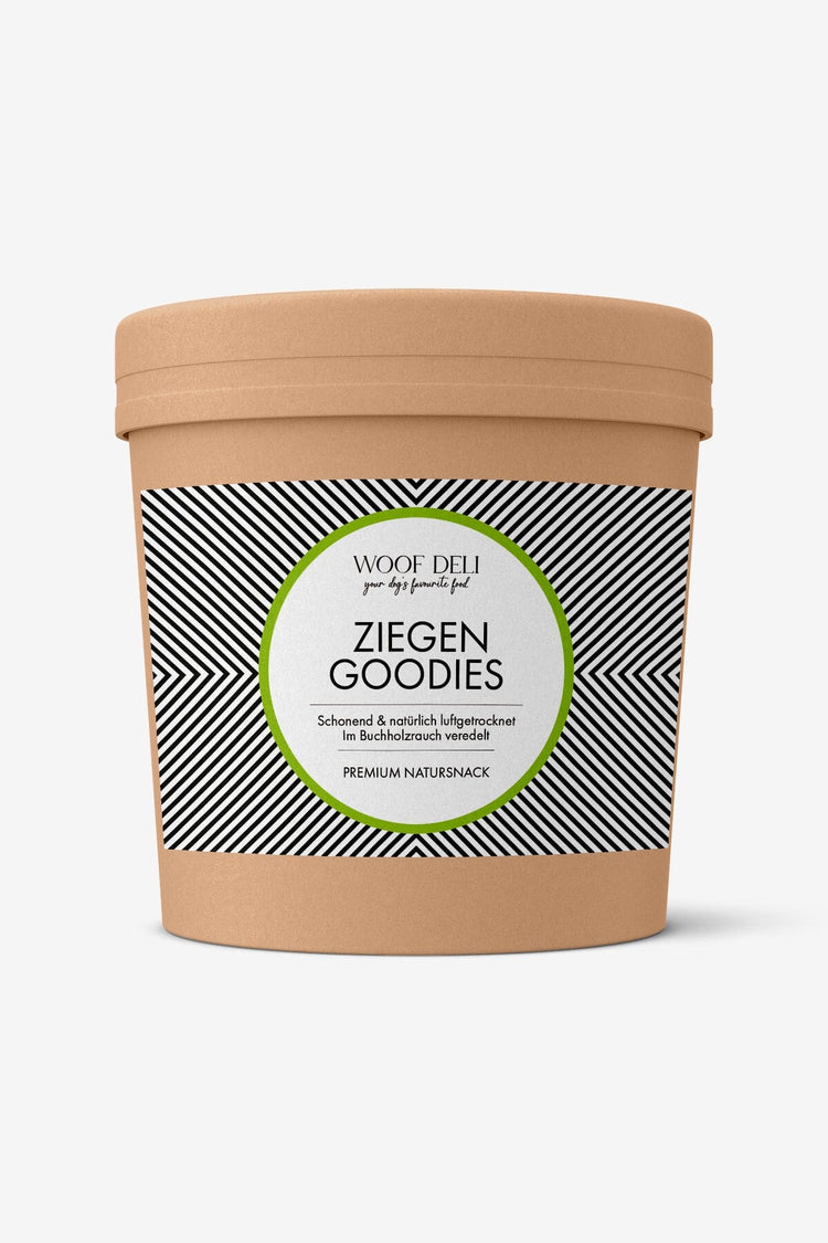 Ziegen Goodies - 150g Leckerli Hund WOOF DELI 250g 